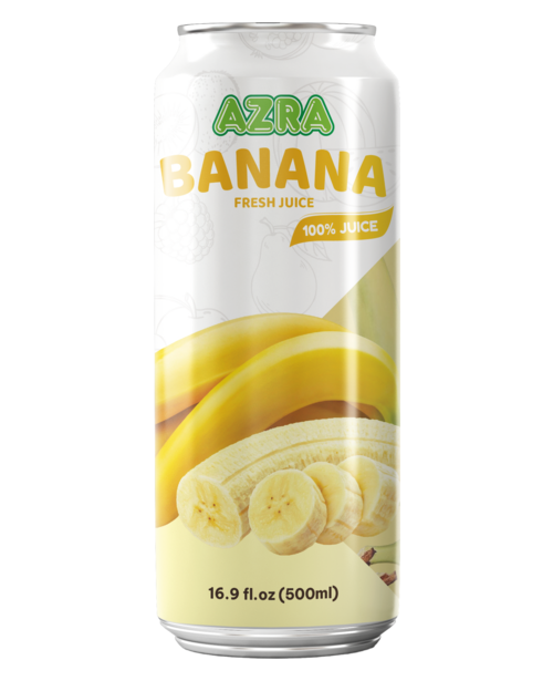 Azra Banana Juice 500ml stand can