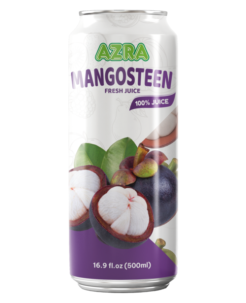 Azra Mangosteen Juice 500ml stand can