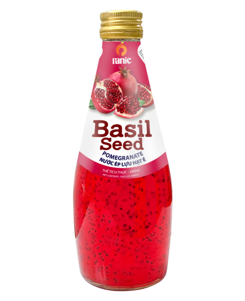 Panie Basil Seed Pomegranate 290ml glass bottle
