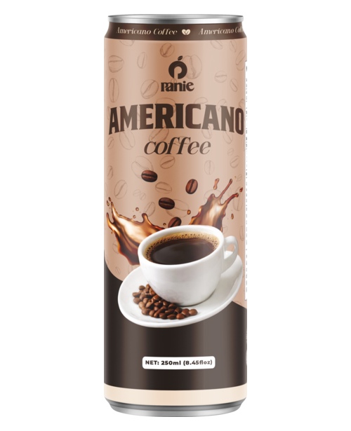 Panie Coffee Americano 250ml slim can