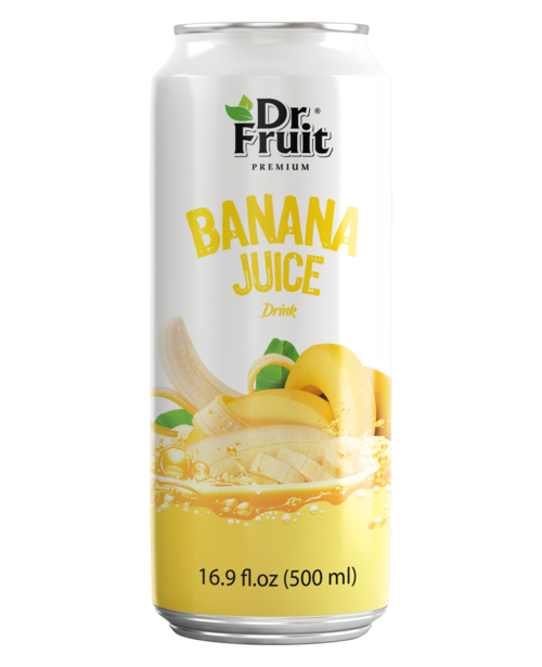 Dr. Fruit Banana Juice 500ml stand can