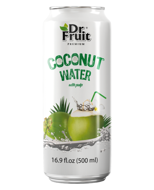Dr. Fruit Coconut Juice 500ml stand can