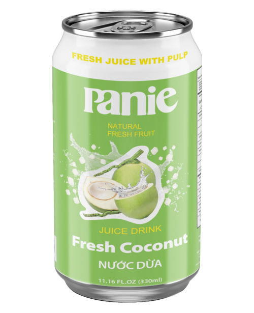 Panie Coconut Juice 330ml standard can