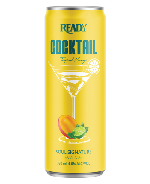 Cocktail Tropical Mango Ready 330ml lon slim