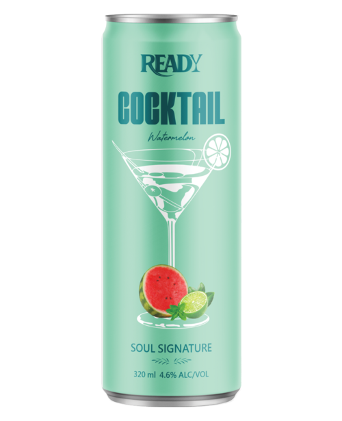 Cocktail Watermelon Ready 330ml lon slim