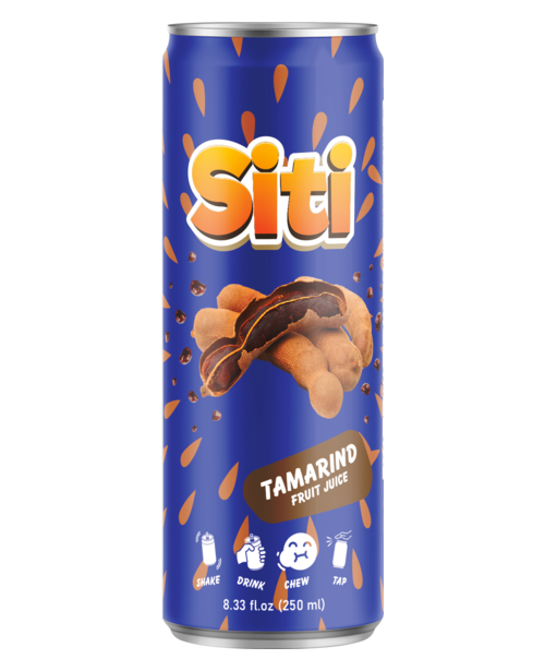 Nước ép me có thịt quả Siti 250ml lon slim