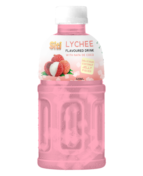 Nước vải thạch dừa Siti 350ml chai PET