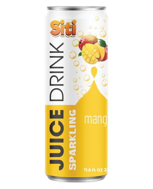 Nước có ga vị xoài Siti 330ml lon slim do VIC sản xuất