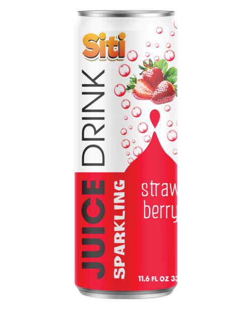 Siti Sparkling Strawberry 330ml slim can