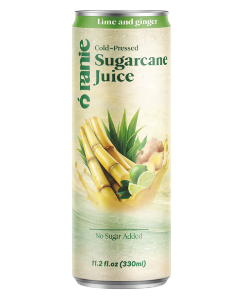 Nước mía chanh & gừng Panie 250ml lon slim