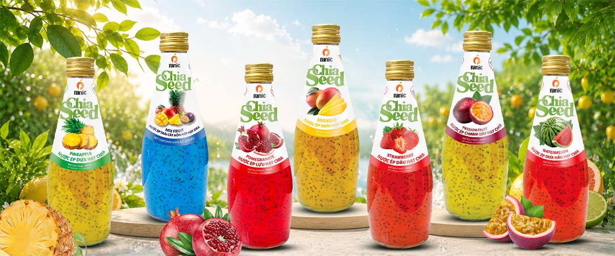 Fruit juice with nutritious seeds