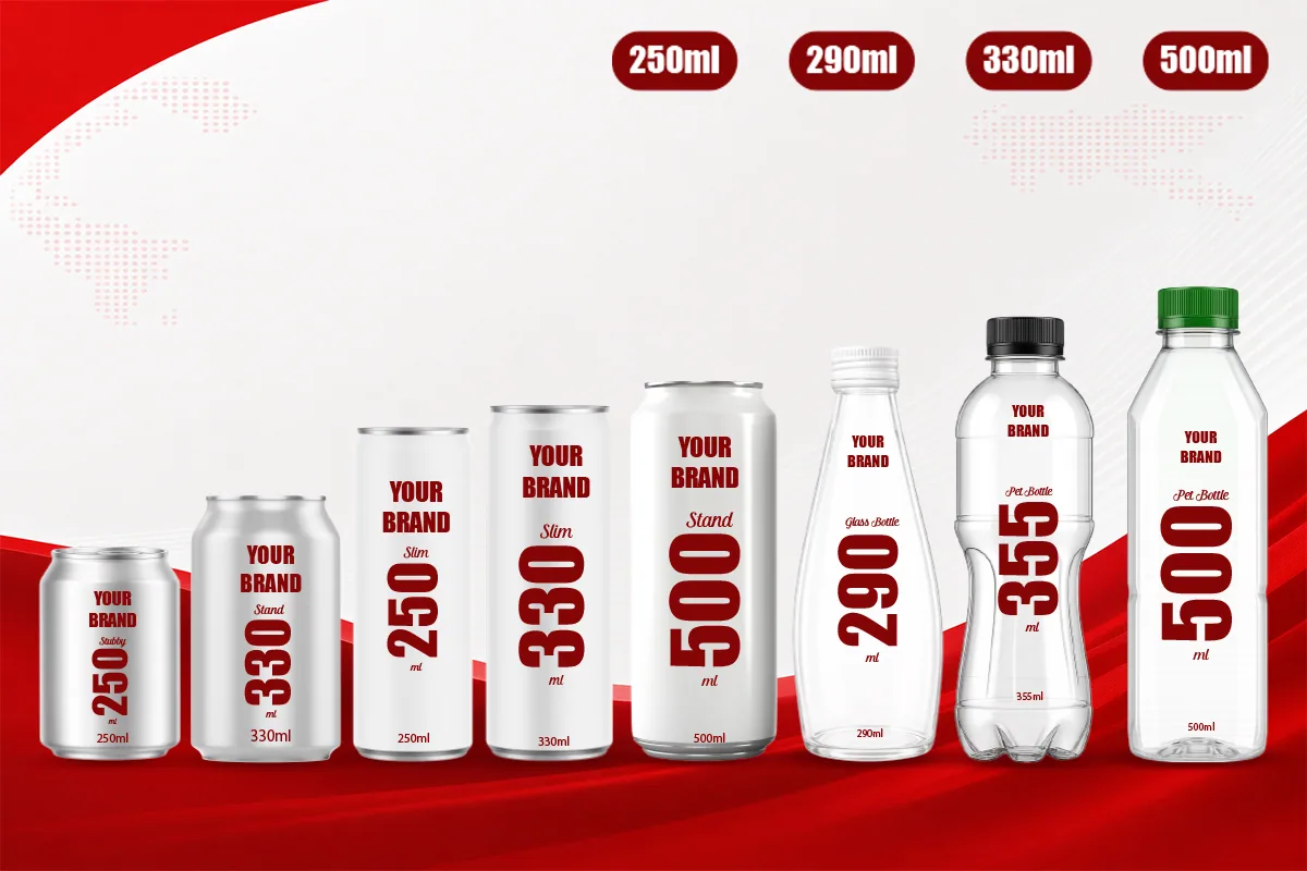 OEM/ODM — sản phẩm mang thương hiệu của bạn, từ 250ml đến 500ml
