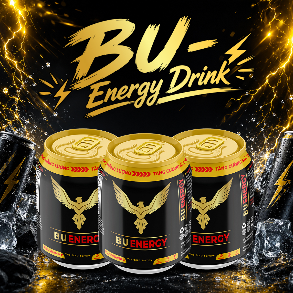 BU - Energy Drink – 250ml stubby can