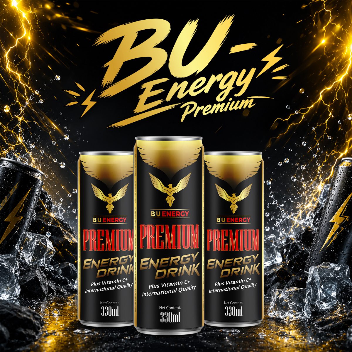 BU - Energy Premium – 330ml slim can