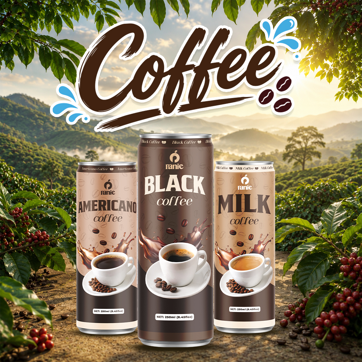 Panie - Coffee – 250ml slim can