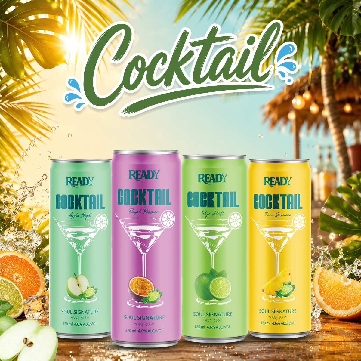 Ready - Cocktail – 330ml slim can