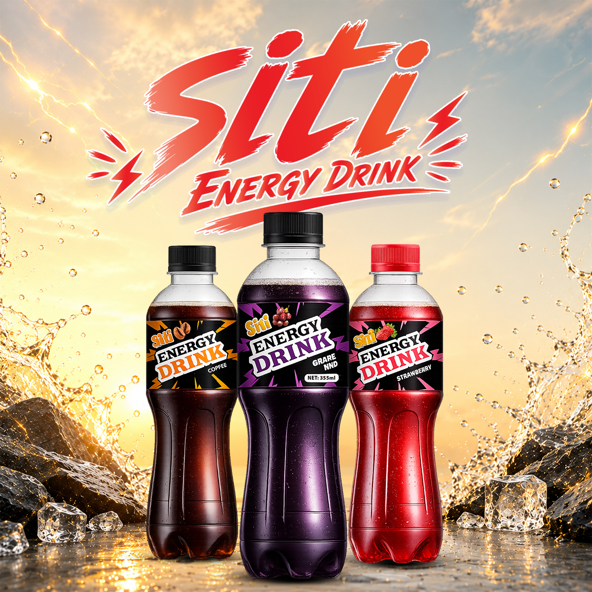 Siti - Energy Drink – 355ml PET bottle