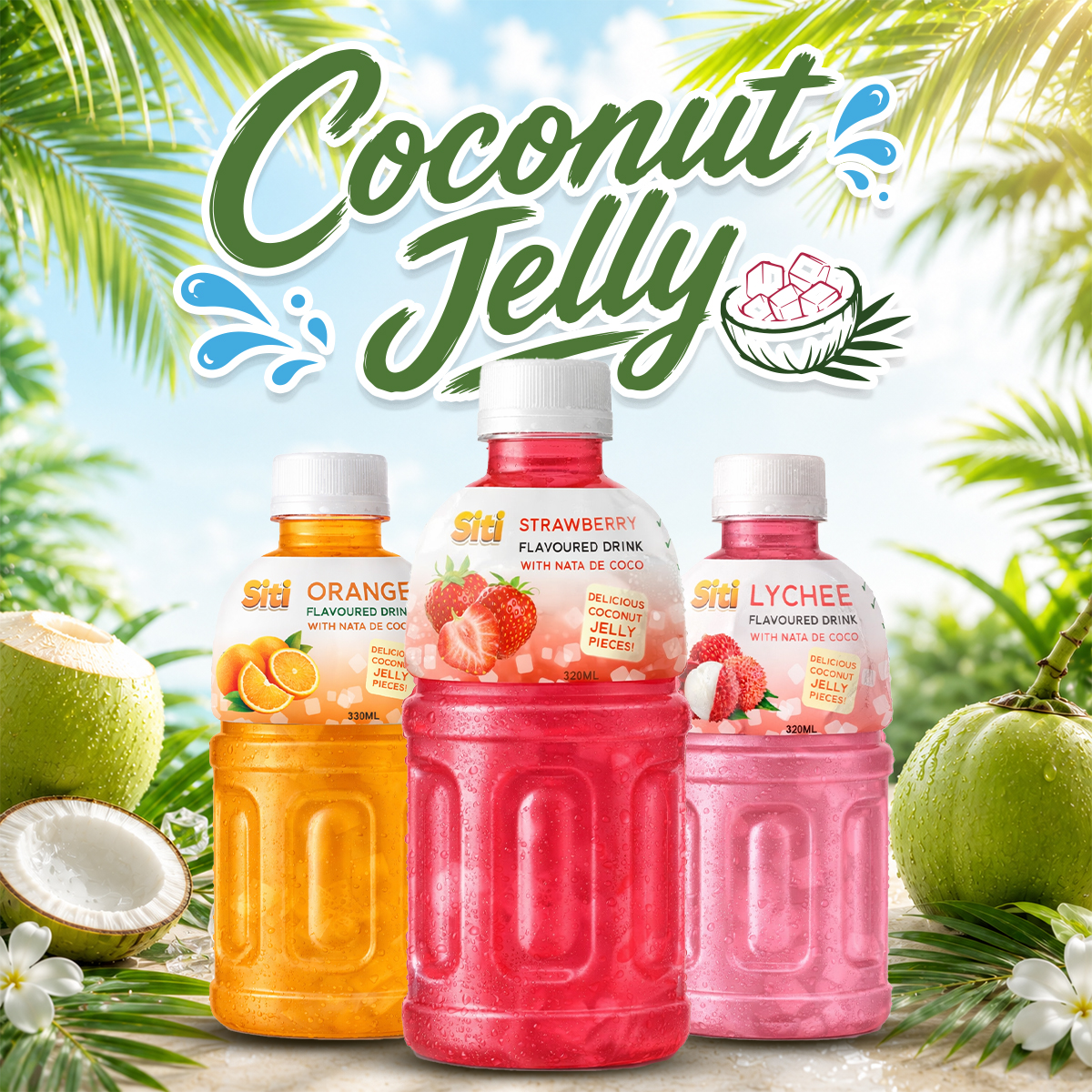 Siti - Coconut Jelly – 350ml PET bottle