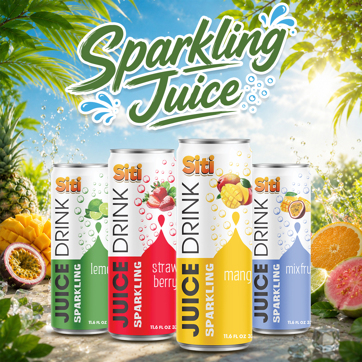 Siti - Sparkling Juice – 330ml slim can