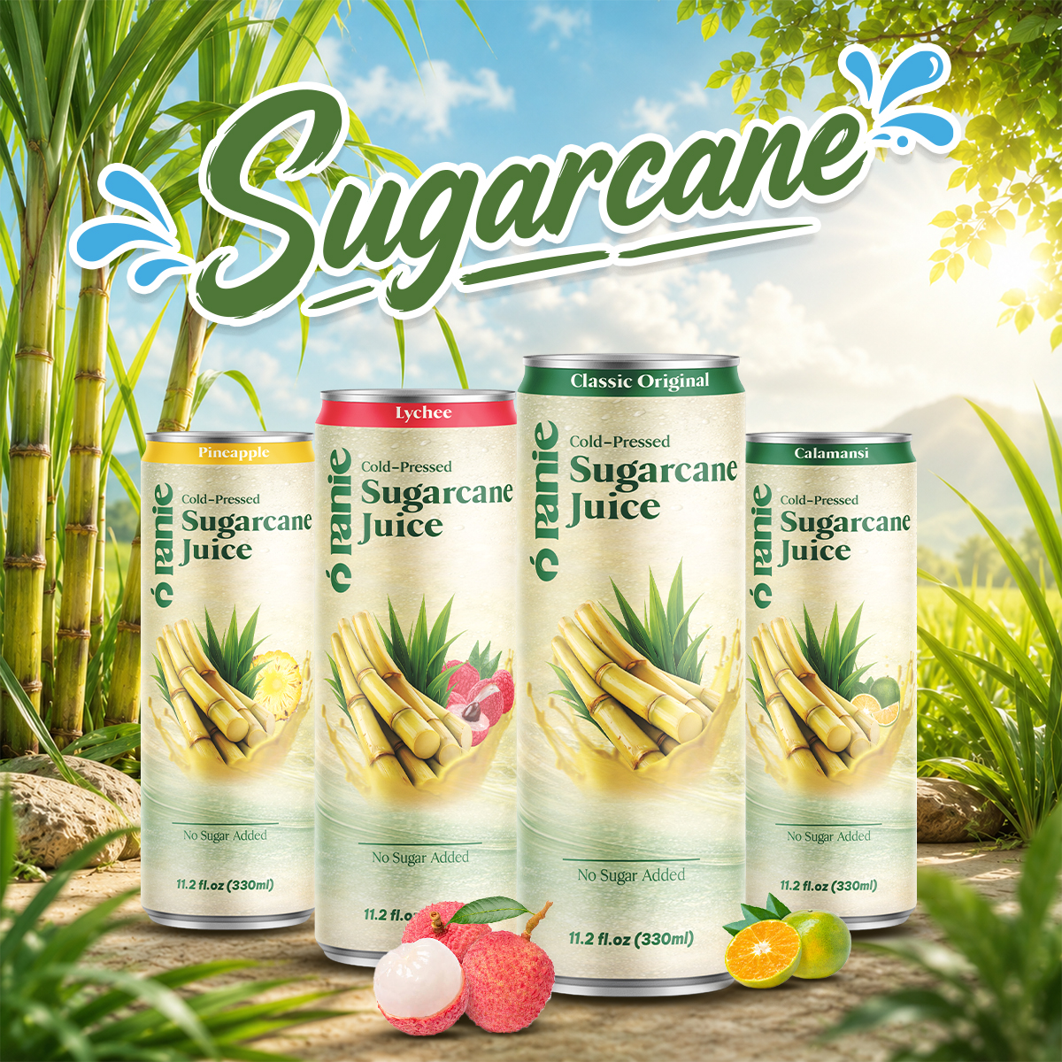 Panie - Sugarcane – 250ml slim can