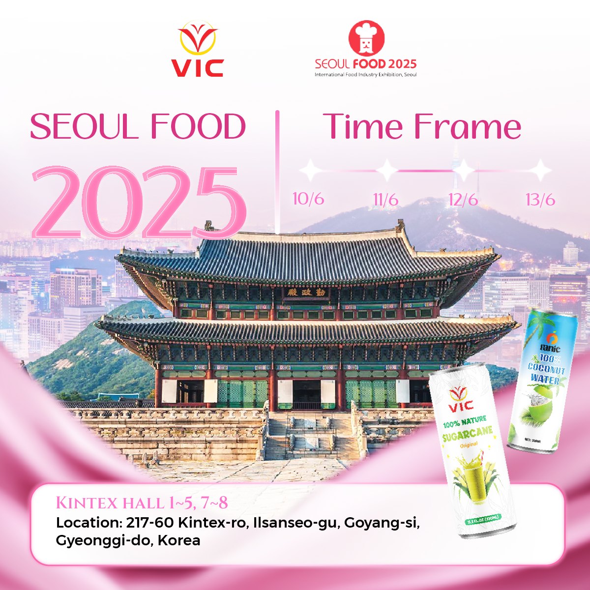 SEOUL FOOD 2025 – VIC mở rộng thị trường Hàn Quốc