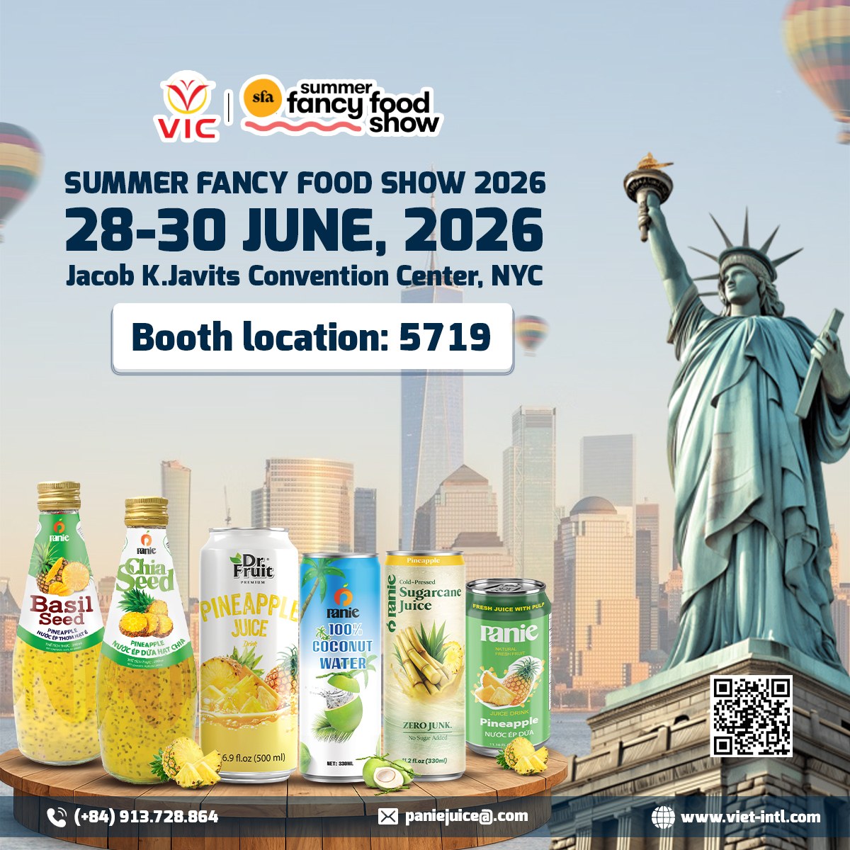 SUMMER FANCY FOOD SHOW 2026: Nơi kết nối những cơ hội hợp tác mới trong ngành đồ uống