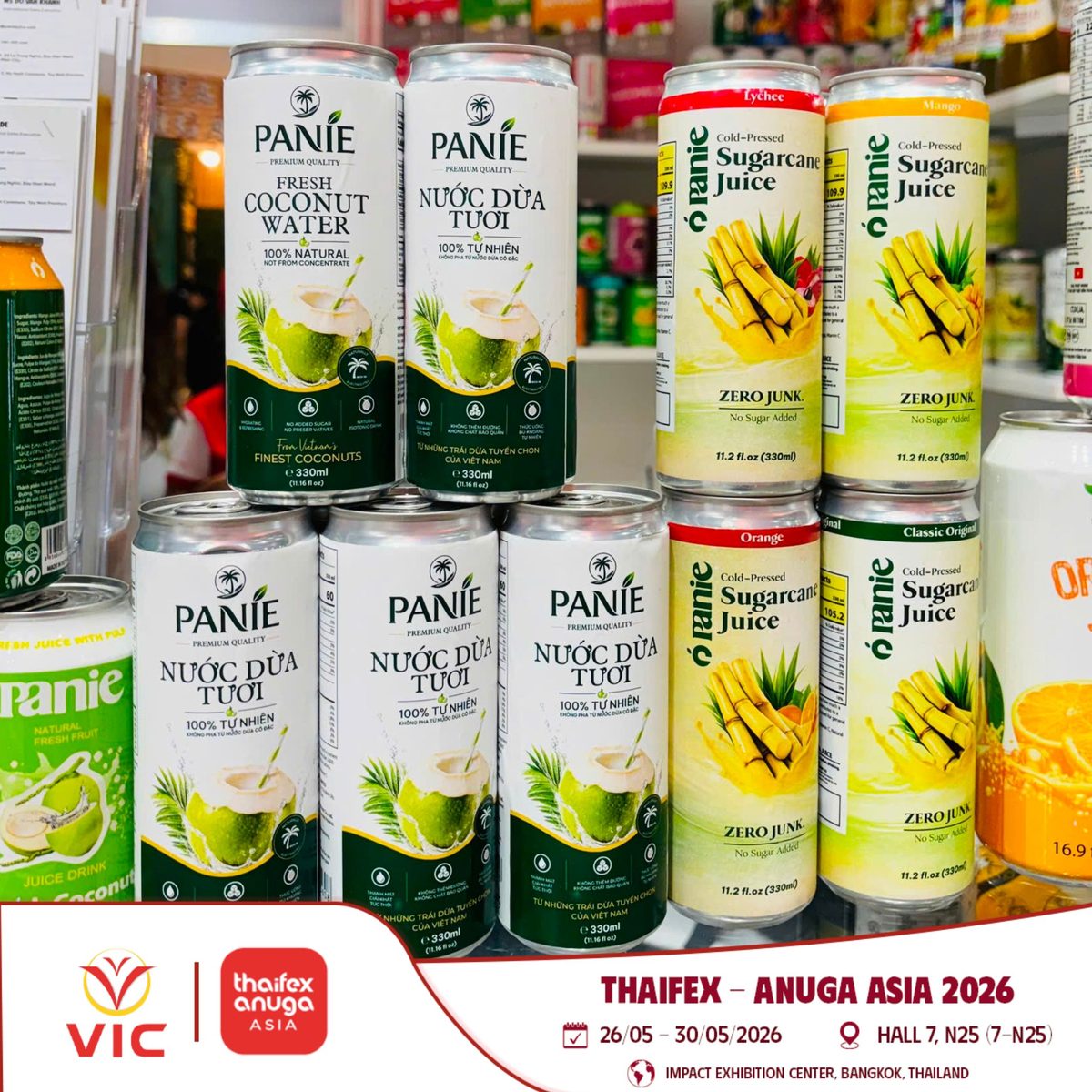 Đội ngũ VIC trao đổi cùng khách tham quan tại Hall 7 – Booth N25