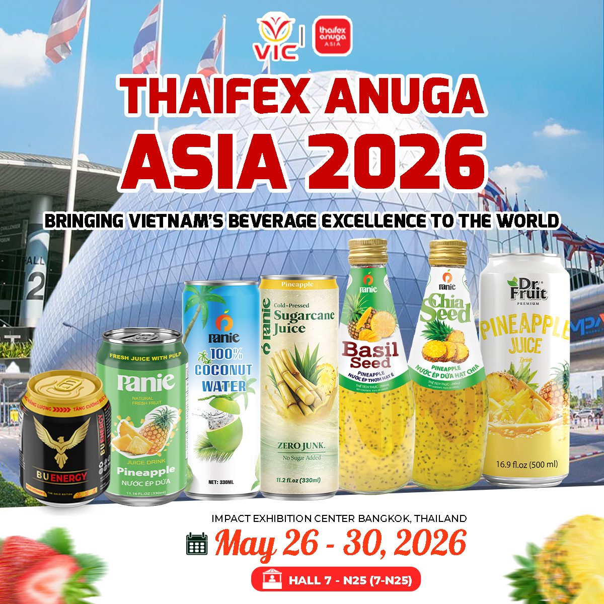 THAIFEX – ANUGA ASIA 2026: Dấu ấn của VIC trên hành trình mở rộng thị trường quốc tế