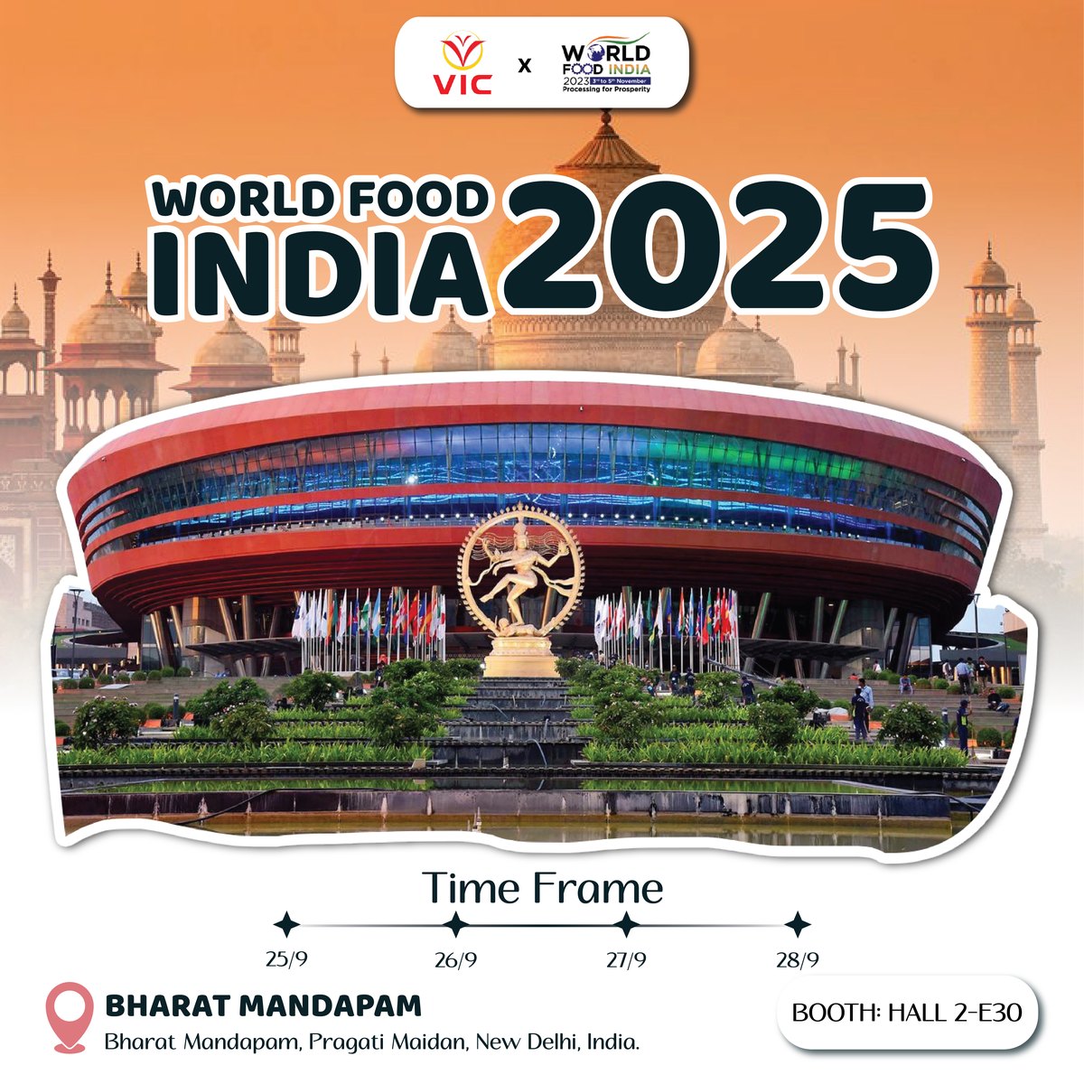 WORLD FOOD INDIA 2025 – VIC tiếp cận thị trường Nam Á
